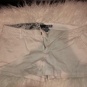 beige volcom shorts
